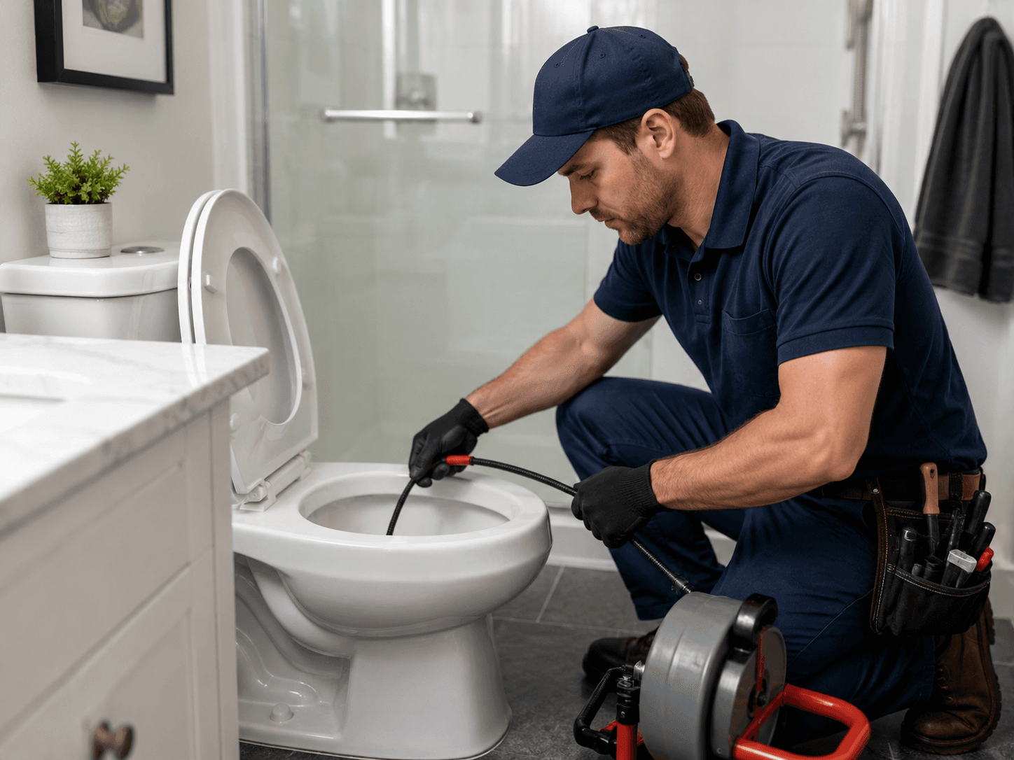 Photo: toilet or fixture repair
