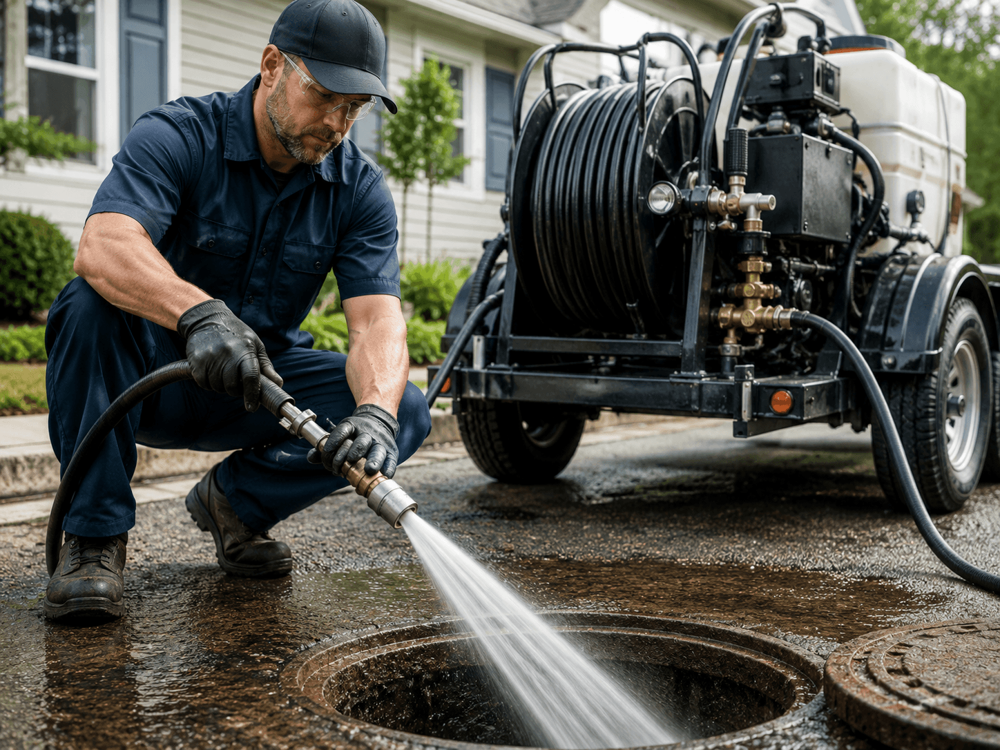 Photo: hydro jetting equipment