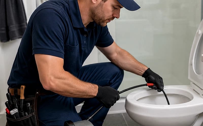 Toilet shutoff and supply connection